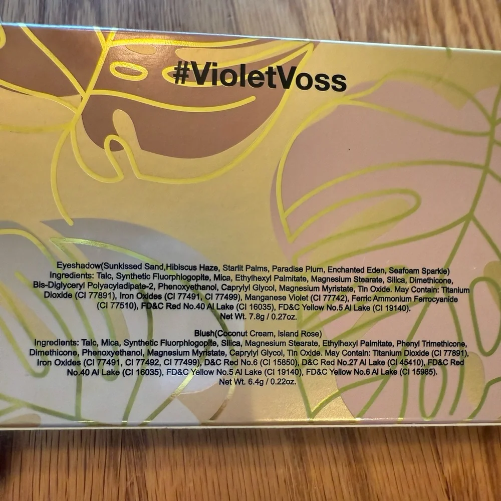 Violet Voss Pretty in Paradise Face & Eyeshadow Palette